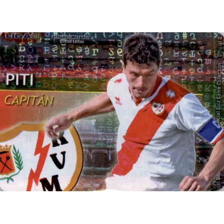 Piti Capitanes Brillo Letras Rayo Vallecano 15 Las Fichas de la Liga 2013 Official Quiz Game Collection