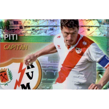 Piti Capitanes Rayas Horizontales Rayo Vallecano 15 Las Fichas de la Liga 2013 Official Quiz Game Collection