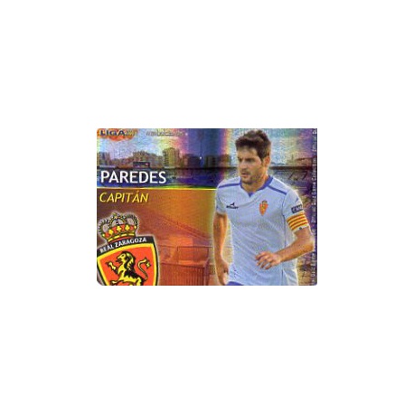 Paredes Capitanes Rayas Horizontales Zaragoza 16 Las Fichas de la Liga 2013 Official Quiz Game Collection