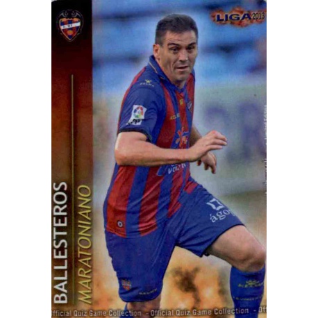 Ballesteros Maratonianos Brillo Liso 7 Las Fichas de la Liga 2013 Official Quiz Game Collection