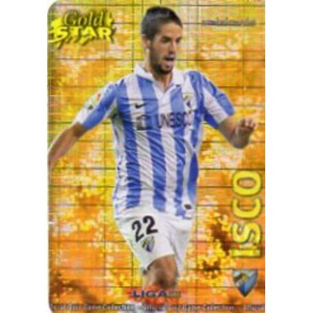 Isco Gold Star Brillo Cuadros Málaga 19 Las Fichas de la Liga 2013 Official Quiz Game Collection