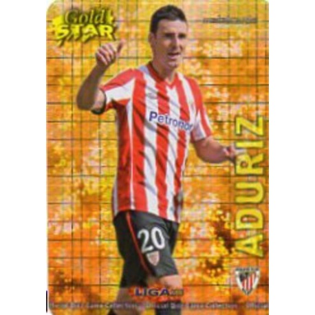 Aduriz Gold Star Brillo Cuadros Athletic Club 33 Las Fichas de la Liga 2013 Official Quiz Game Collection