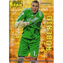 Roberto Gold Star Brillo Cuadros Zaragoza 41 Las Fichas de la Liga 2013 Official Quiz Game Collection