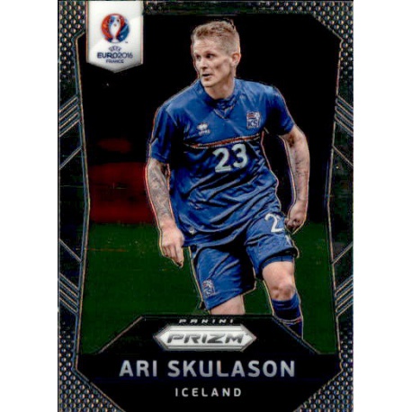 Ari Skulason Iceland 117 Prizm Uefa Euro 2016 France