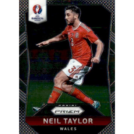 Neil Taylor Wales 125 Prizm Uefa Euro 2016 France