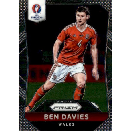 Ben Davies Wales 126 Prizm Uefa Euro 2016 France