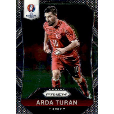 Arda Turan Turkey 204 Prizm Uefa Euro 2016 France