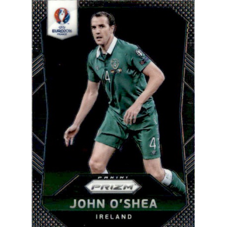 John O'Shea Ireland 226 Prizm Uefa Euro 2016 France