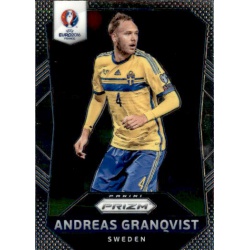 Andreas Granqvist Sweden 249 Prizm Uefa Euro 2016 France