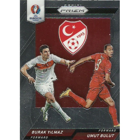 Burak Yilmaz - Umut Bulut Turkey Country Combinations Duals CCD-52 Prizm Uefa Euro 2016 France