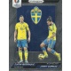 Jimmy Durmaz - Zlatan Ibrahimovic Sweden Country Combinations Duals CCD-59 Prizm Uefa Euro 2016 France