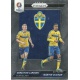 Martin Olsson - Sebastian Larsson Sweden Country Combinations Duals CCD-60 Prizm Uefa Euro 2016 France