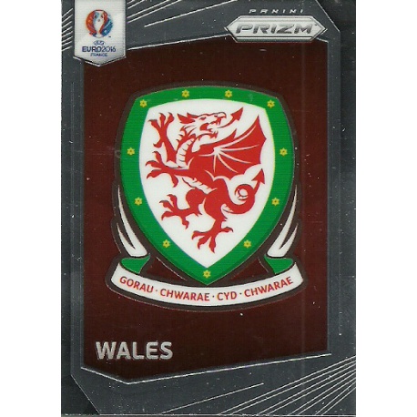 Wales Wales Country Logos CL-21 Prizm Uefa Euro 2016 France