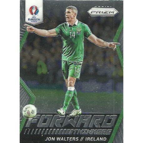 Jon Walters Ireland Forward Thinkers FT-17 Prizm Uefa Euro 2016 France