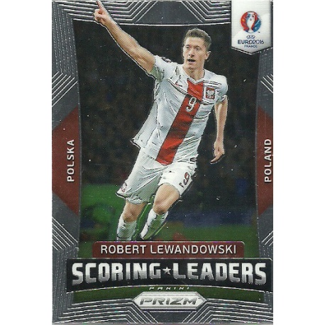 Robert Lewandowski Poland Scoring Leaders SL-14 Prizm Uefa Euro 2016 France