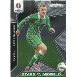 Aiden McGeady Ireland Stars of the Midfield SM-27 Prizm Uefa Euro 2016 France