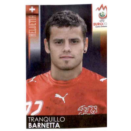 Tranquillo Barnetta Switzerland 65 Panini Uefa Euro 2008 Austria Switzerland