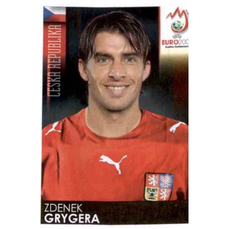 Zdenek Grygera Czech Republic 79 Panini Uefa Euro 2008 Austria Switzerland