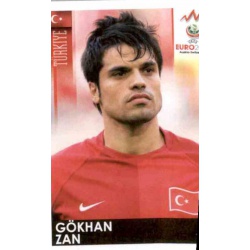 Gökhan Zan Turkey 132 Panini Uefa Euro 2008 Austria Switzerland