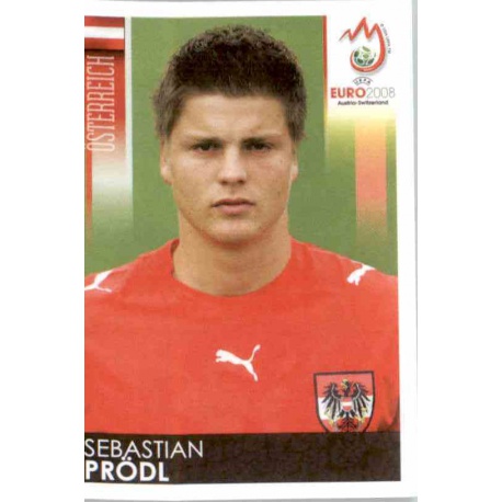 Sebastian Prödl Austria 159 Panini Uefa Euro 2008 Austria Switzerland