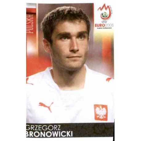 Grzegorz Bronowicki Poland 244 Panini Uefa Euro 2008 Austria Switzerland