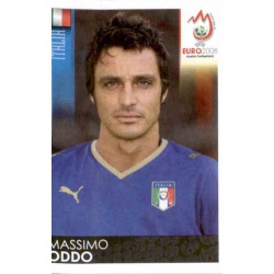 Massimo Oddo Italy 292 Panini Uefa Euro 2008 Austria Switzerland