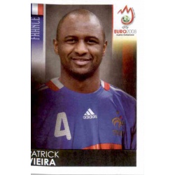 Patrick Vieira France 347 Panini Uefa Euro 2008 Austria Switzerland