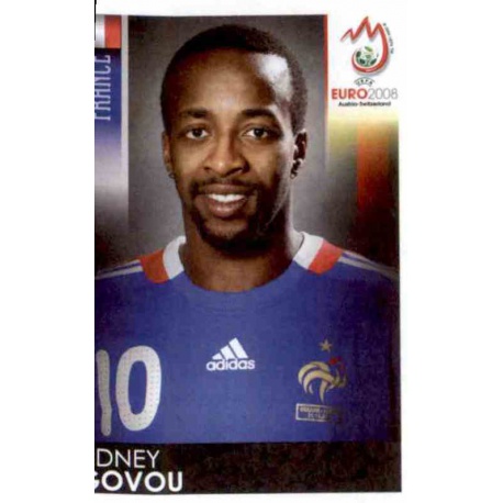 Sidney Govou France 353 Panini Uefa Euro 2008 Austria Switzerland