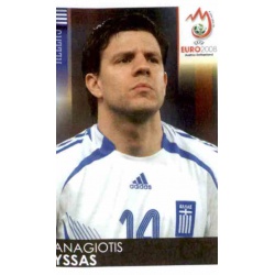 Panagiotis Fyssas Greece 370 Panini Uefa Euro 2008 Austria Switzerland