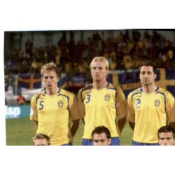 Team Photo 1 Sweden 385 Panini Uefa Euro 2008 Austria Switzerland