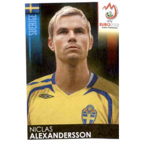 Niclas Alexandersson Sweden 397 Panini Uefa Euro 2008 Austria Switzerland