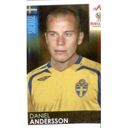 Daniel Andersson Sweden 398 Panini Uefa Euro 2008 Austria Switzerland