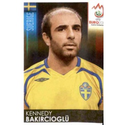 Kennedy Bakircioglü Sweden 404 Panini Uefa Euro 2008 Austria Switzerland