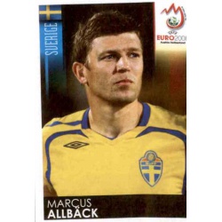 Marcus Allbäck Sweden 407 Panini Uefa Euro 2008 Austria Switzerland