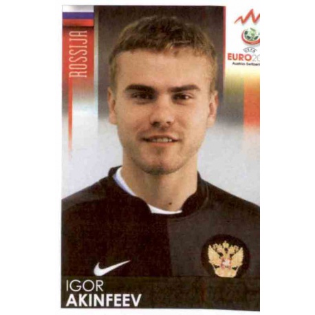 Igor Akinfeev Russia 442 Panini Uefa Euro 2008 Austria Switzerland