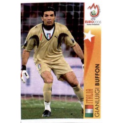 Gianluigi Buffon In Action Italy 462 Panini Uefa Euro 2008 Austria Switzerland