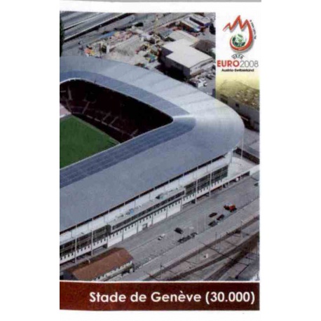 Estadio Genève 43 Panini Uefa Euro 2008 Austria Switzerland