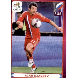 Alan Dzagoev In Action Russia 133 Panini Uefa Euro 2012 Poland Ukraine