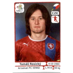 Tomáš Rosický Czech Republic 155 Panini Uefa Euro 2012 Poland Ukraine