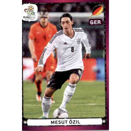 Mesut Özil In Action Germany 250 Panini Uefa Euro 2012 Poland Ukraine