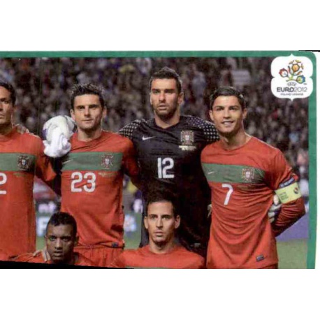 Team Photo 2 Portugal 255 Panini Uefa Euro 2012 Poland Ukraine