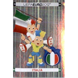 Mascot Italy 310 Panini Uefa Euro 2012 Poland Ukraine