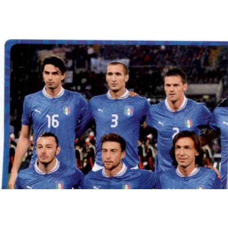 Team Photo 1 Italy 312 Panini Uefa Euro 2012 Poland Ukraine