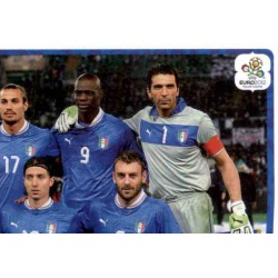 Team Photo 2 Italy 313 Panini Uefa Euro 2012 Poland Ukraine