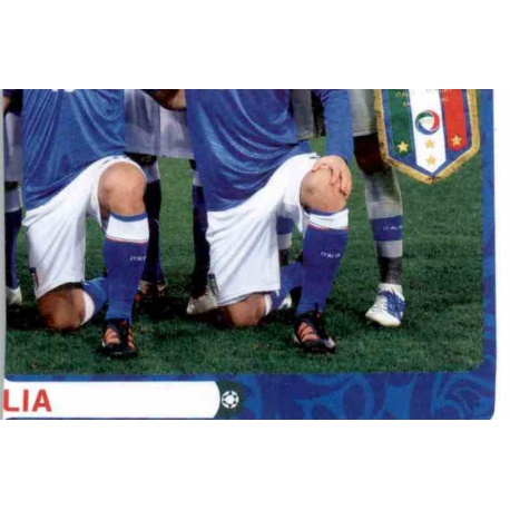 Team Photo 4 Italy 315 Panini Uefa Euro 2012 Poland Ukraine