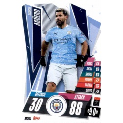 Sergio Aguero Manchester City MCI15 Match Attax Champions International 2020-21