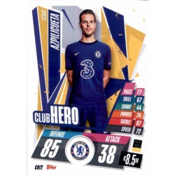 Cesar Azpilicueta Club Hero Chelsea CHE2 Match Attax Champions International 2020-21