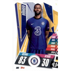 Antonio Rudiger Chelsea CHE5 Match Attax Champions International 2020-21