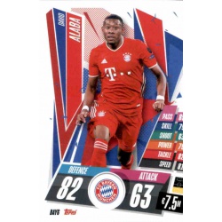 David Alaba Bayern Munchen BAY6 Match Attax Champions International 2020-21