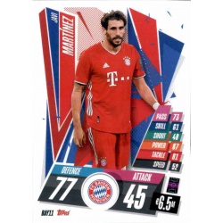 Javi Martinez Bayern Munchen BAY11 Match Attax Champions International 2020-21